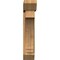 Ekena Millwork Imperial Slat Rough Sawn Bracket w/ Offset Brace, Western Red Cedar, 8"W x 32"D x 40"H BKT0806X32X40IMP06RWR - alternate 3